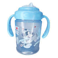 Vaso Entrenador Pitillo Agarraderas Azul
