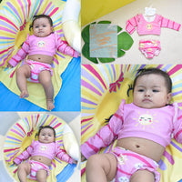 Vestido de Baño Solecito 2 Piezas Niña Rosado