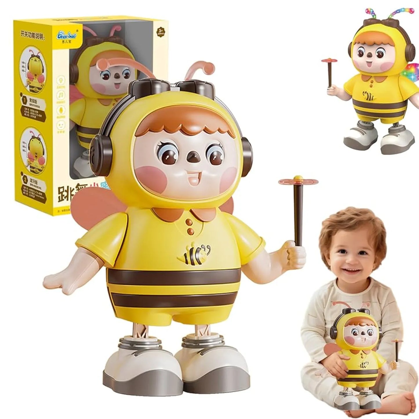 Abejita Bailarina Musical Y Luces