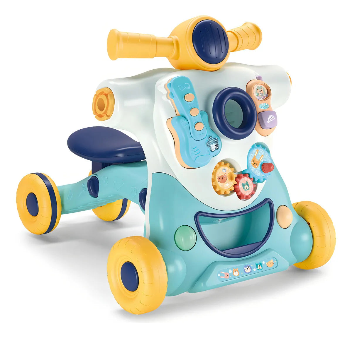 Andadera 6 en 1 Montable Mecedora Musical Con Juegos