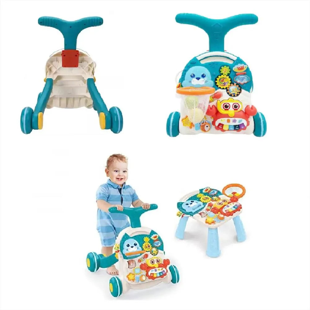 2 En 1 Andadera Tabla De Actividades Musical Verde