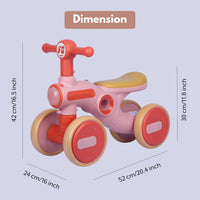 Triciclo Con Luces Y Sonido Tipo Moto Rosa