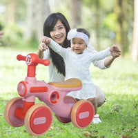 Triciclo Con Luces Y Sonido Tipo Moto Rosa