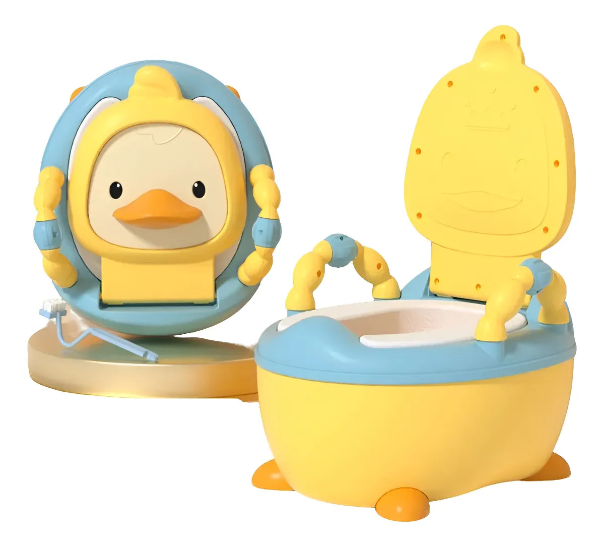 Bacinilla Infantil Con Manijas De Agarre Pato