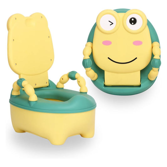 Bacinilla Infantil Con Manijas De Agarre Sapito