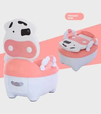 Bacinilla Infantil Con Manijas De Agarre Vaca