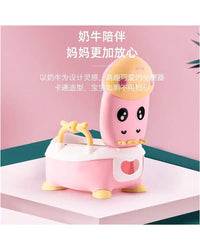 Bacinilla Infantil Con Manijas De Agarre Vaquita