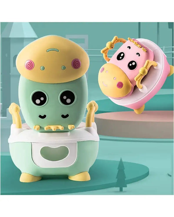 Bacinilla Infantil Con Manijas De Agarre Vaquita