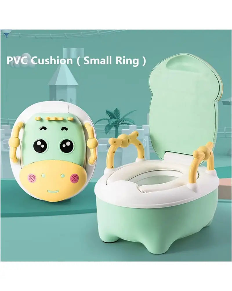 Bacinilla Infantil Con Manijas De Agarre Vaquita