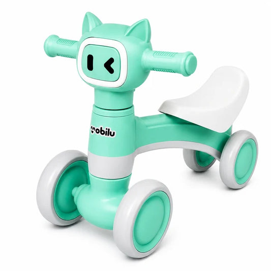 Bicicleta de Equilibrio Corre Pasillos Musical Verde Agua