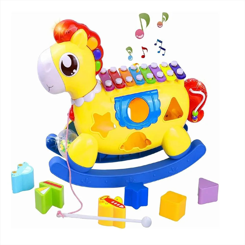 Caballo Xilófono Musical Juguete de Estimulación Temprana