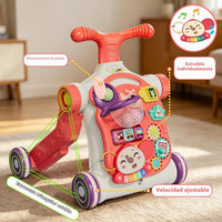 Caminador Andadera 5 en 1 Multi Función Musical Con Juegos Elefante