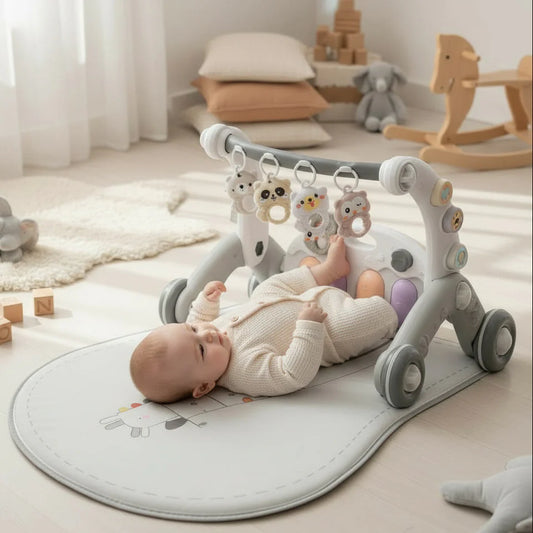 Caminador Gimnasio 2 En 1 Musical Para Bebé Interactivo