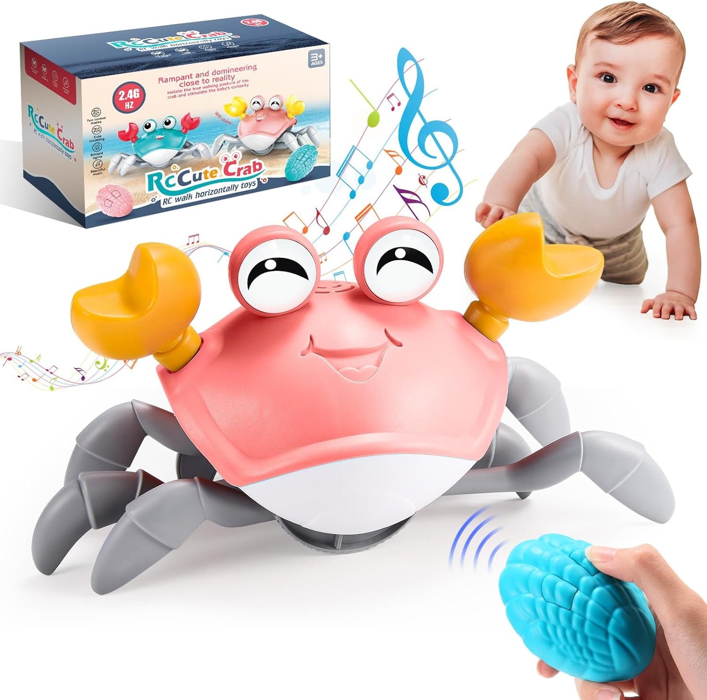 Cangrejo Gateador Recargable con Control Remoto