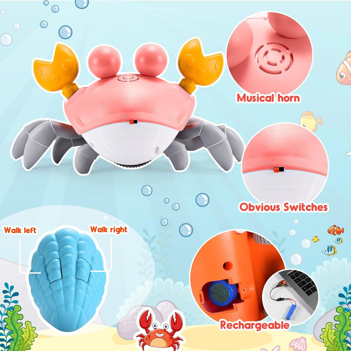 Cangrejo Gateador Recargable con Control Remoto