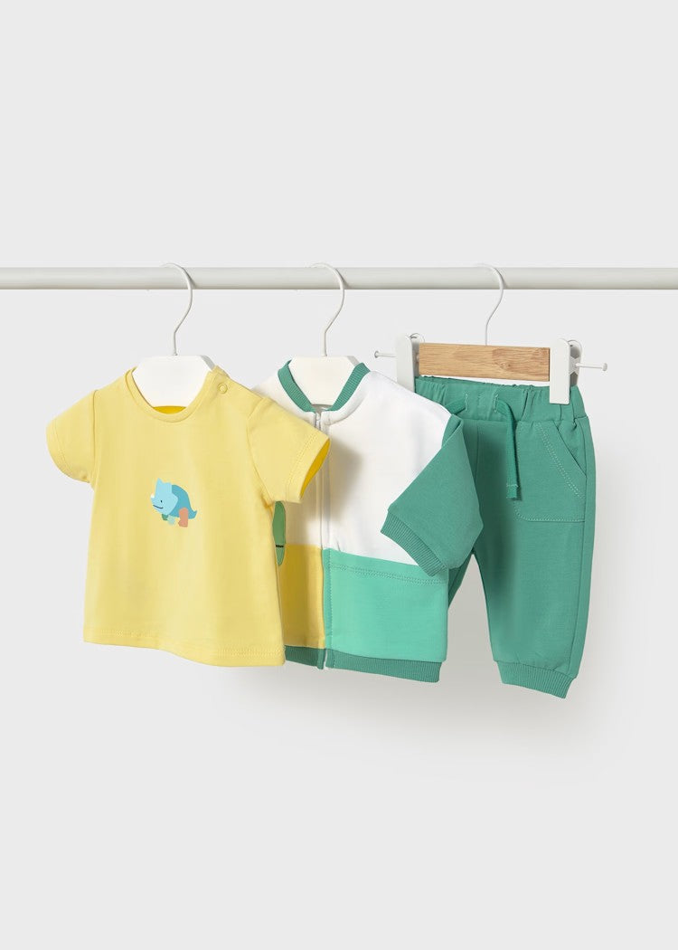 Conjunto 3 Piezas Dinosaurios Mayoral 1802 Niño