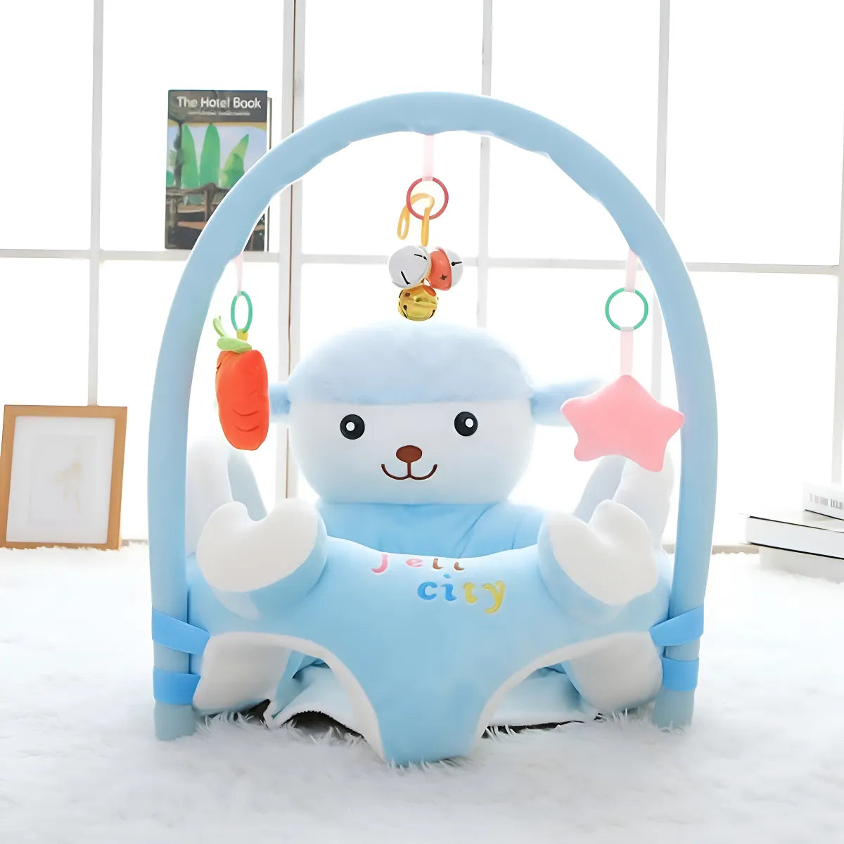 Cojín Sillón Estabilizador Con Gimnasio Puff Oveja