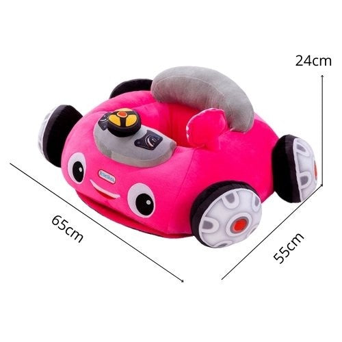 Cojín Sillón Estabilizador Puff Carrito Rosa