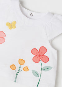 Conjunto 2 Piezas Flores de Campo Mayoral 1626 Niña