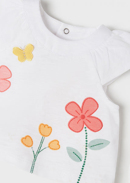 Conjunto 2 Piezas Flores de Campo Mayoral 1626 Niña