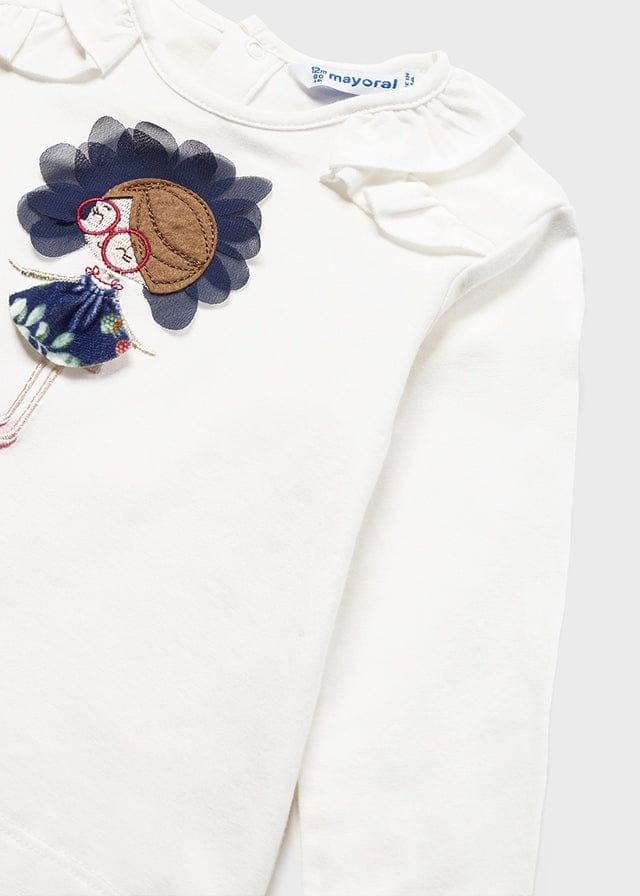 Conjunto 2 Piezas Manga Larga Short Mayoral 2233 Niña