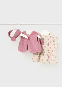 Vestido En Conjunto Con Chaleco 3 Piezas Mayoral