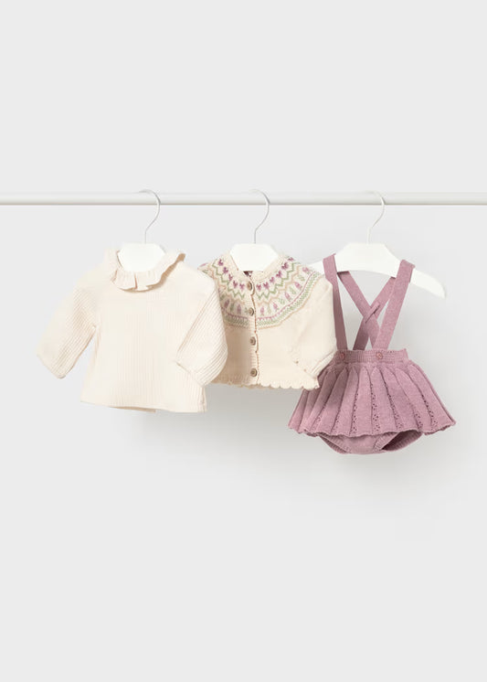 Conjunto Tejido 3 Piezas Mayoral 2804 Niña