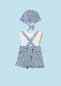 conjunto Pollitos 3 Piezas Con Gorrito Mayoral 1609 Niña