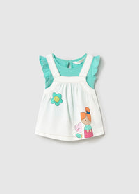 Conjunto 2 Piezas Overol Vestido Mayoral 1875
