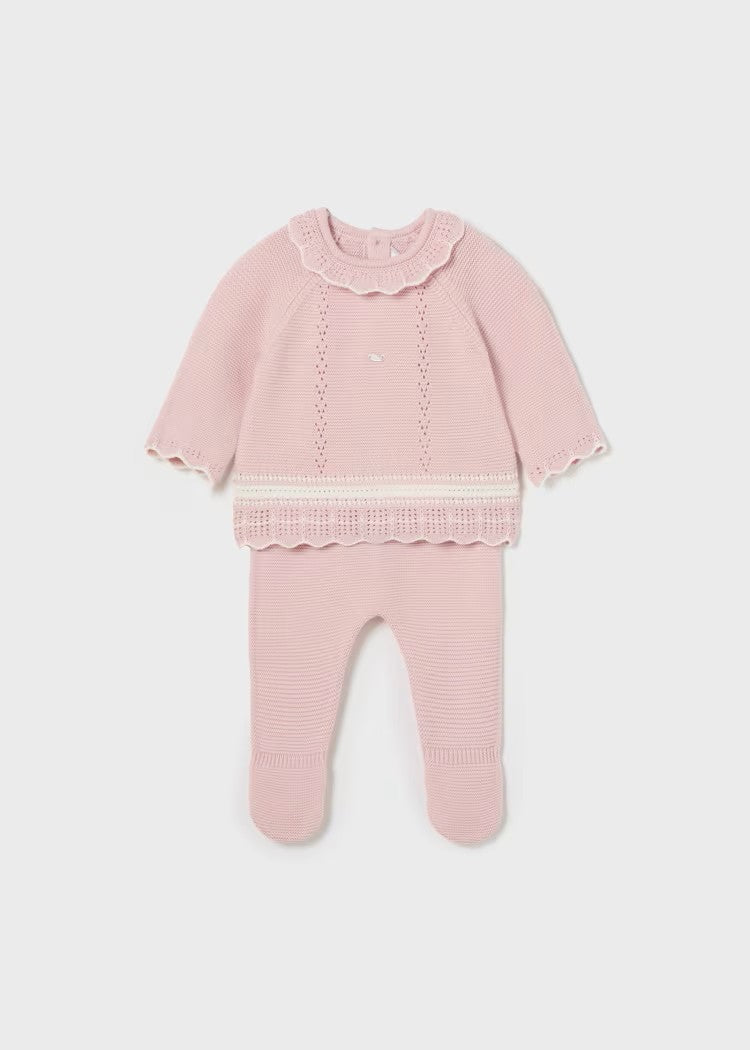 Conjunto Tejido 2 Piezas Recién Nacida Mayoral 2501 Niña