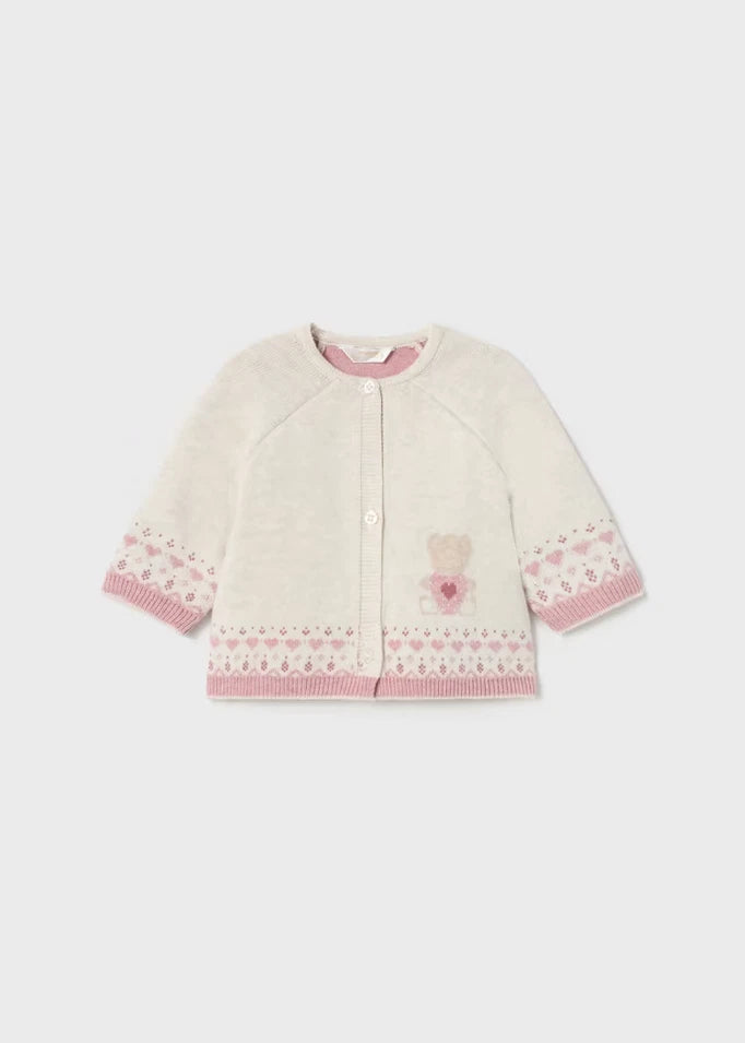 Conjunto Tejido 3 Piezas Overol Recién Nacida Mayoral 2665