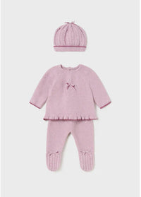 Conjunto Tejido 3 Piezas Recién Nacida Mayoral 2504