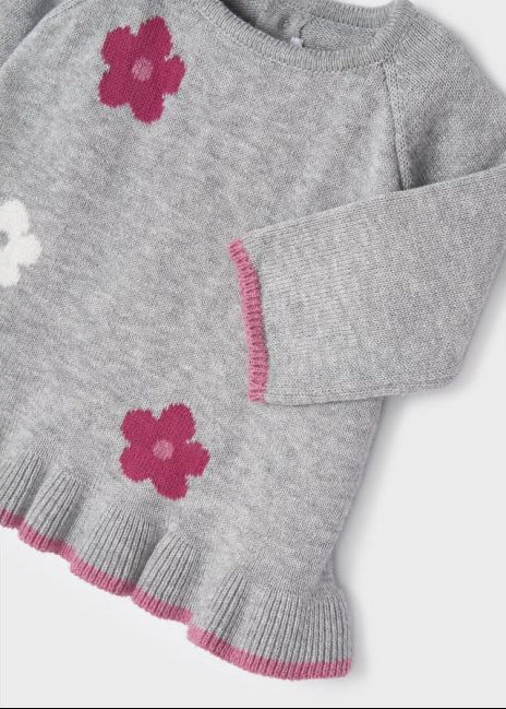 Conjunto Tejido 3 Piezas Recién Nacida Mayoral 2505 Niña