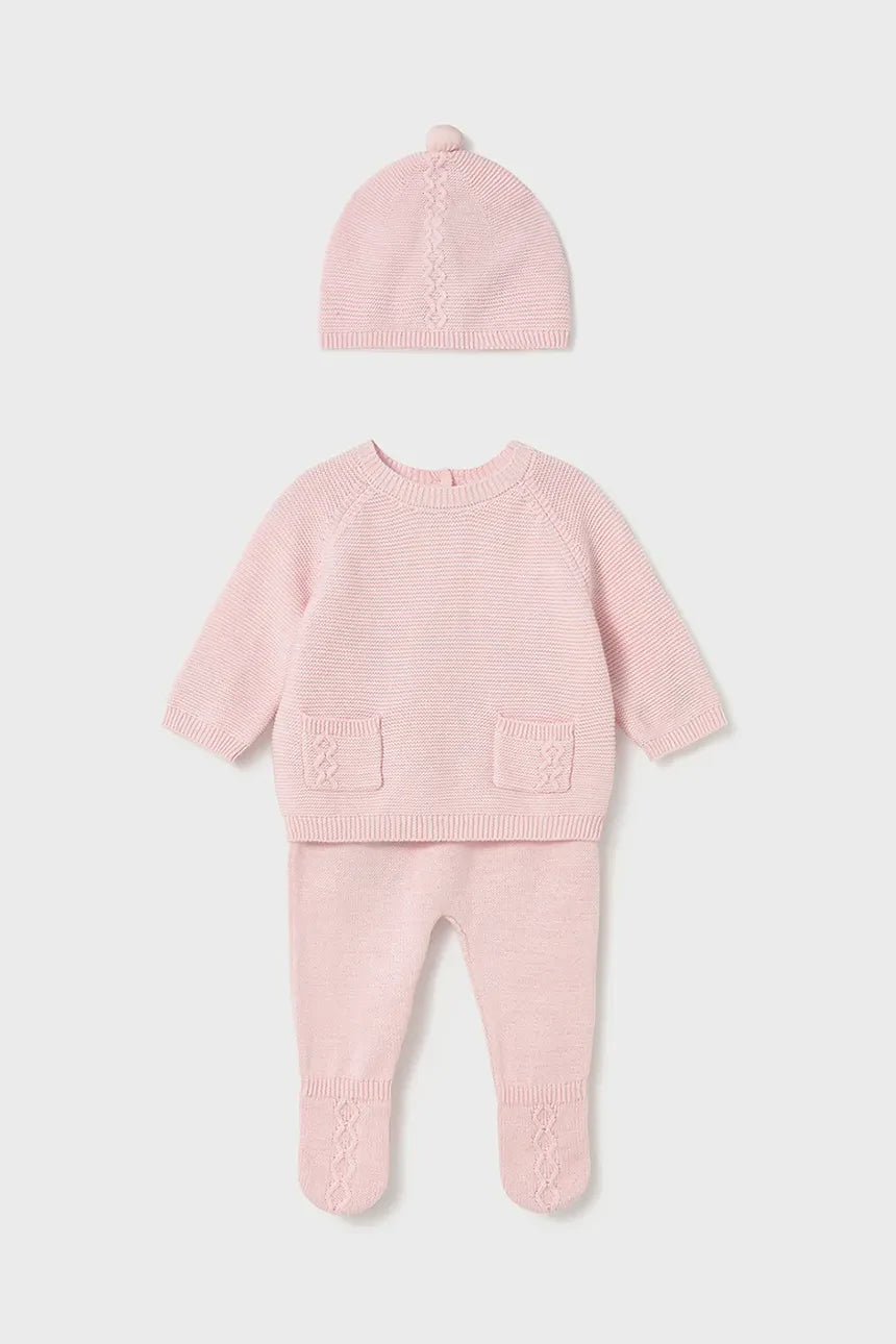 Conjunto Tejido 3 Piezas Recién Nacida Mayoral 2564
