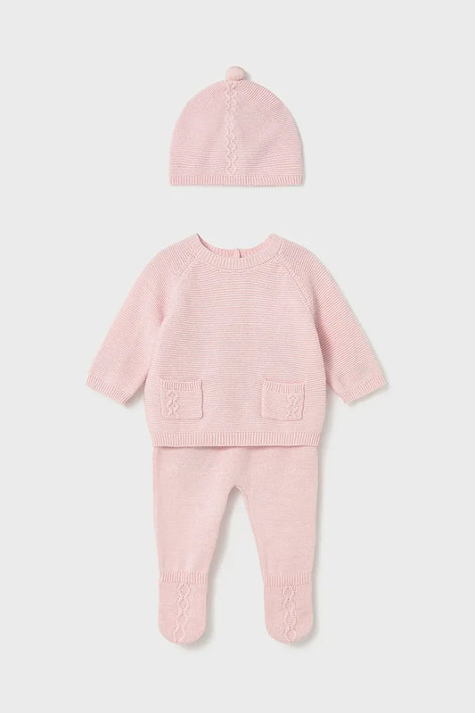Conjunto Tejido 3 Piezas Recién Nacida Mayoral 2564