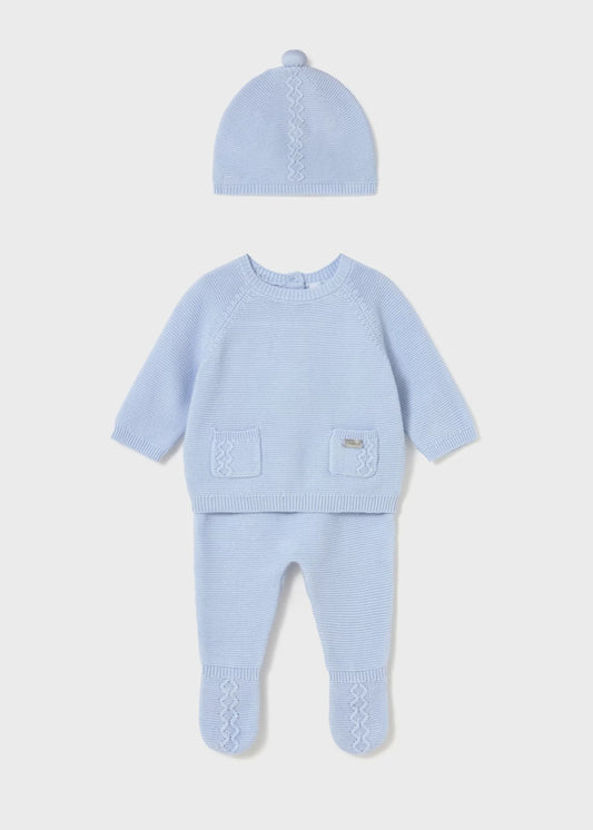 Conjunto Tejido 3 Piezas Recién Nacido Mayoral 2564