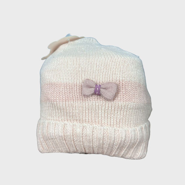 Gorro Tejido Térmico Con Moñito
