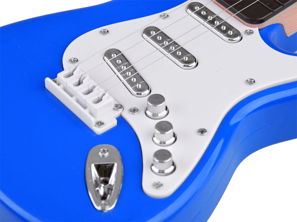 Guitarra Eléctrica Juguete Musical Azul