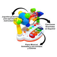 Juguete Piano Musical Luces y Canciones