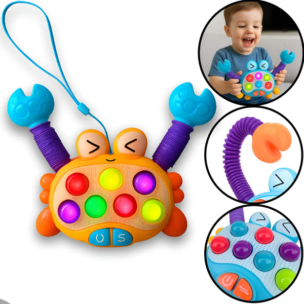 Juguete Musical Sensorial de Cangrejo Educativo