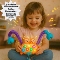 Juguete Musical Sensorial de Cangrejo Educativo