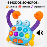 Juguete Musical Sensorial de Cangrejo Educativo