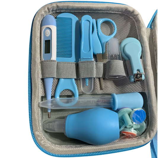 Kit De Aseo x15 Piezas Estuche Azul