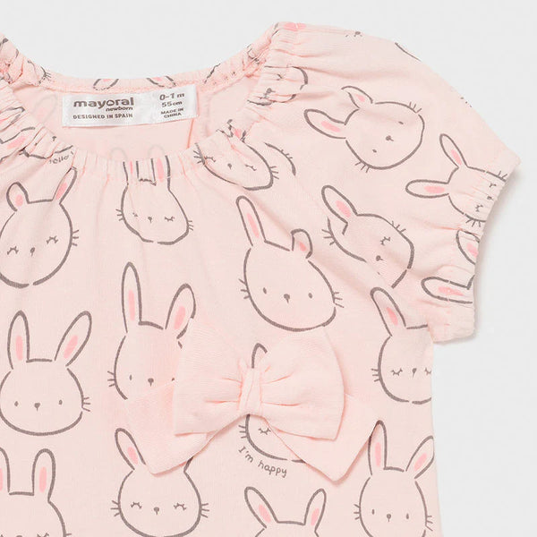 Mameluco Conejita Rosa Mayoral 1617 Niña