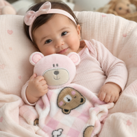 Manta de Apego para Bebé Osita Peluche