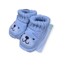 Medias Tejidas Escarpín Recién Nacido