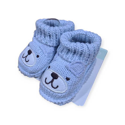Medias Tejidas Escarpín Recién Nacido