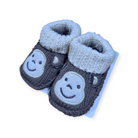 Medias Tejidas Escarpín Recién Nacido