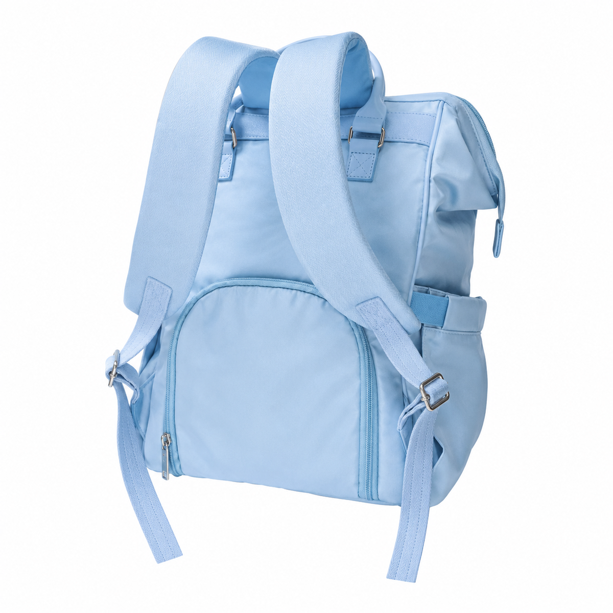 Pañalera Ositos Baby Luna Celeste Tipo Morral