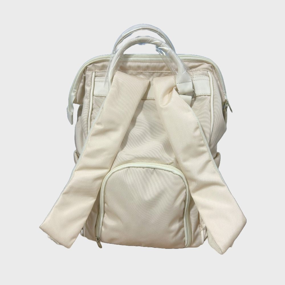 Pañalera Ositos Baby Luna Beige Tipo Morral